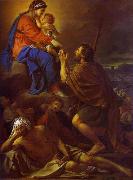 Saint Roch Interceding with the Virgin for the Plague Stricken Jacques-Louis David